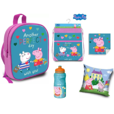 Peppa malac ovis szett (táska,tornazsák,kulacs,párna,kéztörlő) tornazsák