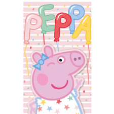 Peppa malac Party kéztörlő, arctörlő, törölköző 30x50 cm lakástextília