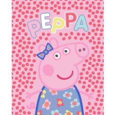 Peppa malac Peppa malac Dots flanel polár takaró 130x160cm lakástextília