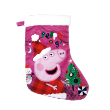 Peppa malac Pink karácsonyi kandalló zokni, csizma 42 cm jelmez