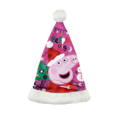 Peppa malac Pink mikulás sapka 37 cm jelmez