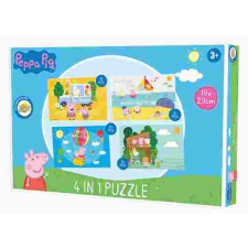 Peppa malac puzzle sommer 4 az 1-ben puzzle, kirakós