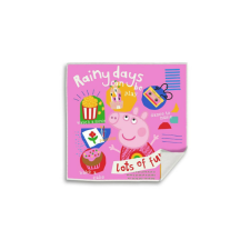 Peppa malac Rainy Fun Mágikus Kéztörlő arctörlő, törölköző 30x30cm babatörülköző, kifogó