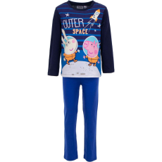 Peppa Pig Hosszú pizsama gyerekeknek Peppa Pig, kék, 6 éves - 116 CM