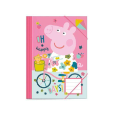 Peppa Pig Peppa malac biciklizik gumis mappa 25x35cm-es mappa