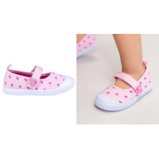 Peppa Pig Peppa Pig szives balerina vászoncipő / tornacipő 22