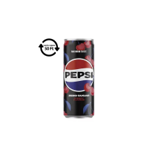 Pepsi Üdítőital szénsavas PEPSI Cherry zero dobozos 0,33L DRS üdítő, ásványviz, gyümölcslé