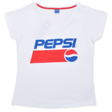  Pepsi White női rövid póló, felső XS