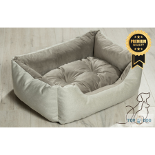  Peremes vil.szürke-mákos kutyafekhely 85cm szállítóbox, fekhely kutyáknak