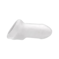 Perfect Fit Fat Boy Thin - péniszköpeny (10cm) - tejfehér péniszköpeny