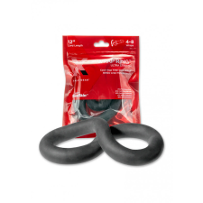 Perfect Fit - ultra rugalmas péniszgyűrű 30 mm (fekete) péniszgyűrű