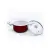 Perfect home 11291 Kerámia bevonatos indukciós lábas+fedő 30 cm metálpiros