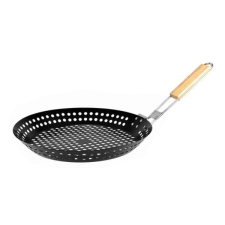  Perfect Home BBQ / Gesztenyesütő Serpenyő (31 cm) – Lyukacsos, Fa Nyéllel 28292 edény