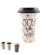  Perfect Home Exclusive kerámia duplafalú bögre szilikon fedővel 13263 bögrék, csészék