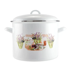 Perfect home Levendula Zománcozott fazék 20 cm+fedő 13471 bútor