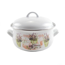Perfect home Levendula Zománcozott lábas 18 cm+fedő 13467 edény
