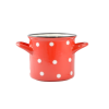 Perfect home Leveses bögre, piros pöttyös 385ml