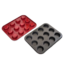 Perfect Home Metal Red Line Muffinsütő 12 db-os 19126 edény