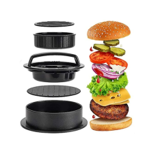 Perfect home Műanyag Hamburger/húspogácsa készítő 12,5 cm kerti sütés és főzés