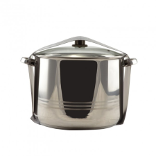 Perfect home Rozsdamentes fazék 32cm + üvegfedő 19 literes 13973 edény
