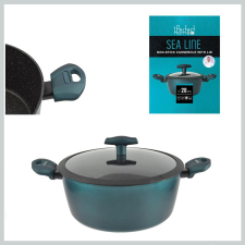 Perfect home Sea Line tapadásmentes alumínium lábas üvegfedővel 28cm, 6,1L, indukciós 15352 edény