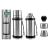 Perfect home Turista Termosz rozsdamentes 1100 ml két pohárral