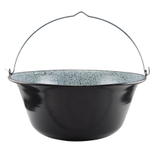 Perfect home Zománcozott gulyás bogrács 16 liter kerti sütés és főzés