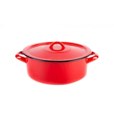 Perfect home Zománcozott lábas fedővel 8lit piros edény