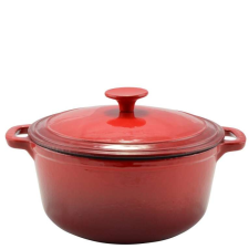 Perfect home Zománcozott öntöttvas lábas 20 cm, 2L, piros edény