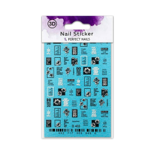 Perfect Nails Körömmatrica - 3D Quotes körömdíszítő