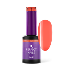 Perfect Nails LacGel 215 Gél Lakk 8ml - Sunset Kiss - Tropical Chaos lakk zselé
