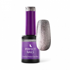  Perfect Nails LacGel Cat Eye C021 Gél Lakk 8ml - Graphite - Velvet lakk zselé