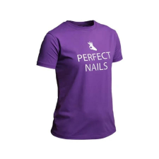 Perfect Nails - Metál Logós Lila Póló M női póló