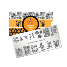 Perfect Nails Perfect Nails Körömnyomda lemez Halloween körömdíszítő