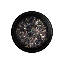 Perfect Nails Wonder Flakes - Körömdíszítő pehely - Fekete körömdíszítő