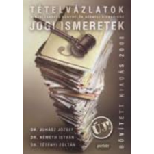 Perfekt Jogi ismeretek - Tételvázlatok (2008) - Juhász; Németh; Dr. Tétényi Zoltán antikvárium - használt könyv
