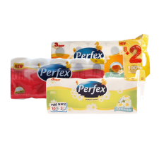  Perfex 10 tekercses WC papír Pure white higiéniai papíráru