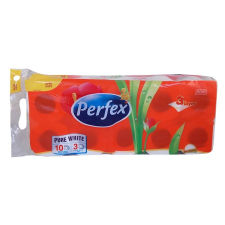 Perfex Boni 3 rétegű, 84 lap/tekercs, 10 tekercs/csomag toalettpapír (8606102287022) higiéniai papíráru