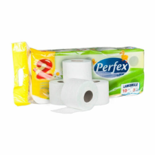 Perfex Perfex WC papír Kamillás 120 lapos (10 db/cs) higiéniai papíráru