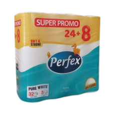 Perfex Toalett papír PERFEX 3 rétegű 24+8 tekercses higiéniai papíráru