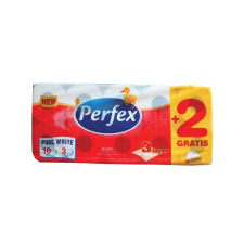 Perfex Toalettpapír 3 rétegű 120 lap/tekercs 8 + 2 tekercs/csomag Boni Perfex higiéniai papíráru