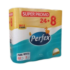 Perfex Toalettpapír PERFEX 3 rétegű 24+8 tekercses higiéniai papíráru