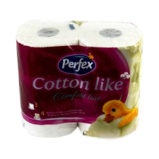 Perfex Toalettpapír PERFEX Cotton Comfort Line 3 rétegű 4 tekercses higiéniai papíráru