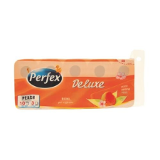 Perfex Toalettpapír PERFEX Deluxe 3 rétegű 10 tekercses barack higiéniai papíráru