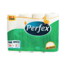 Perfex WC papír hófehér - 2 rétegű 24 tekercses higiéniai papíráru