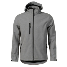  Performance softshell kabát férfi sötétszürke melírozott 4XL