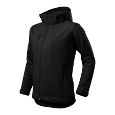 Performance softshell kabát gyerek fekete 146 cm/10 éves gyerek kabát, dzseki