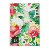 PERIOD Botanic White 2026 A5 napi beosztású határidőnapló (P4114-3431)