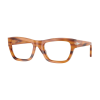 Persol PO0091V 960 Striped Brown Demo Lens szemüveg