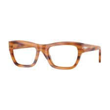 Persol PO0091V 960 Striped Brown Demo Lens szemüveg szemüvegkeret
